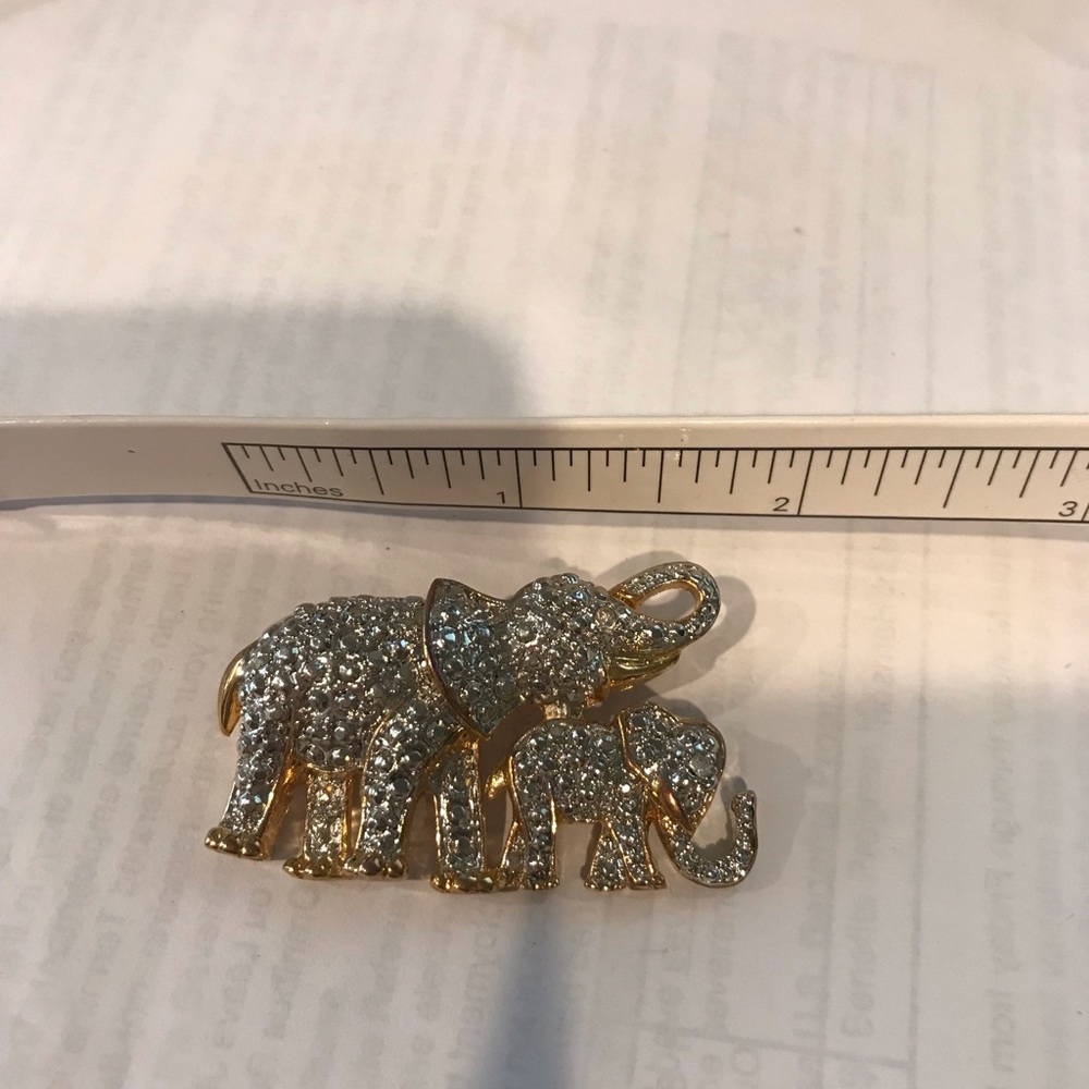 Swarovski crystals brooch